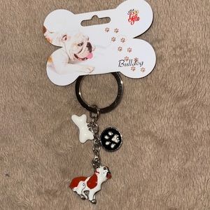 Bulldog keychain